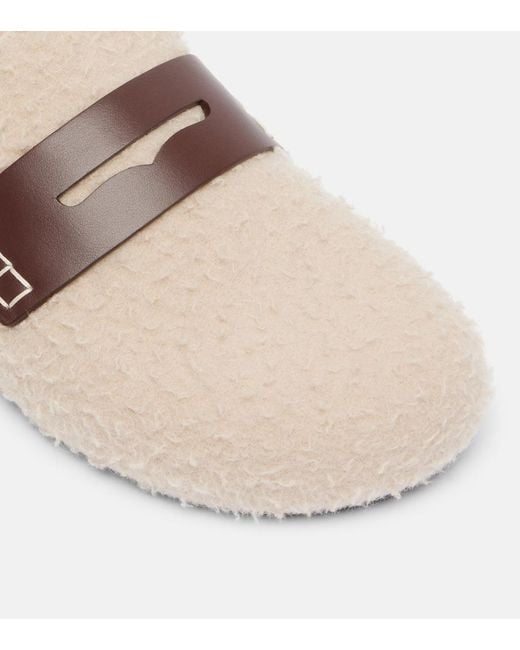 J.W. Anderson Pink Felt Mules