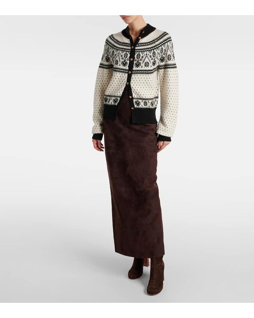Cardigan Marc De Mezcla De Cachemir En Jacquard Khaite de color Multicolor