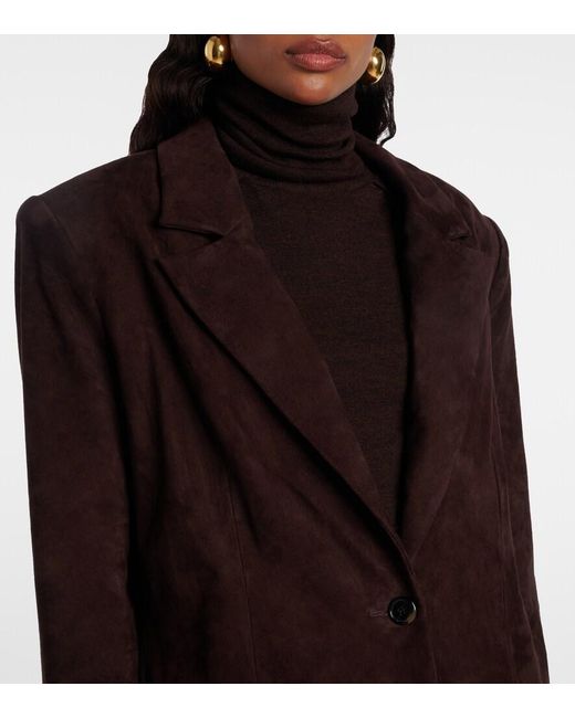 Stouls Purple Dublin Suede Blazer