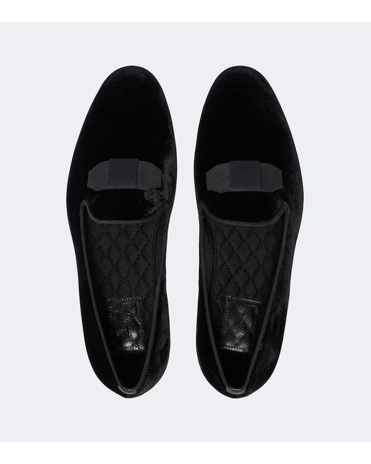 Brioni Loafers Aus Samt in Black für Herren