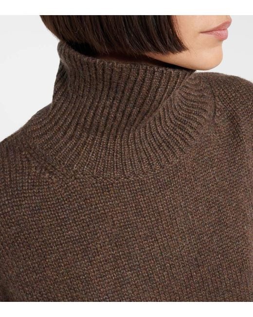 Nili Lotan Brown Tabitha Cashmere Turtleneck Sweater