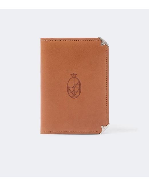 Jacques Marie Mage Brown Elston Leather Wallet for men