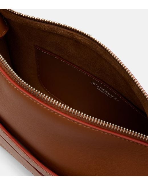 J.W. Anderson Brown Loafer Leather Top-Handle Bag