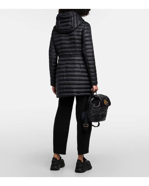 Moncler barbel hooded quilted shell shop coat