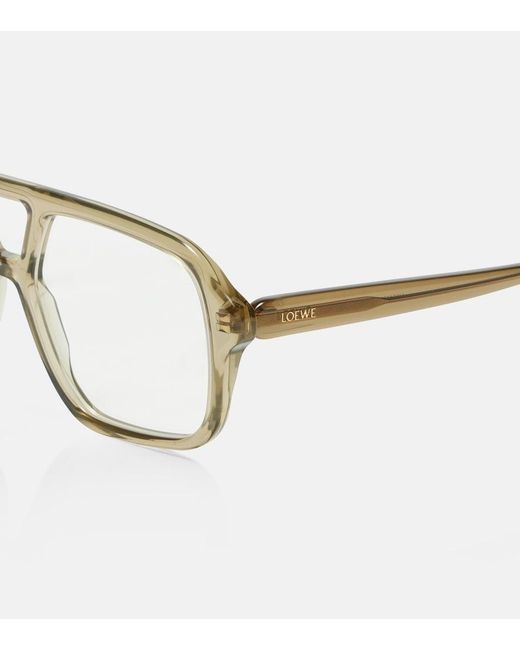 Loewe Brown Eckige Brille