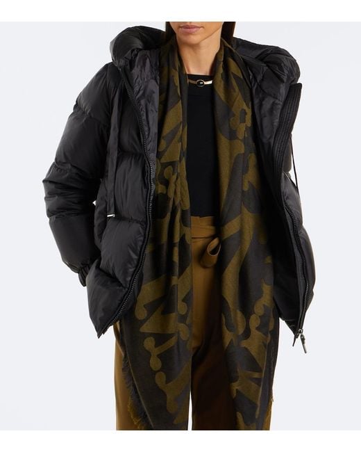 Max Mara Black Technical Down Jacket
