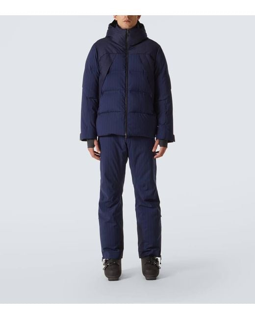 Sease Blue Indren Wool-Blend Ski Pants for men