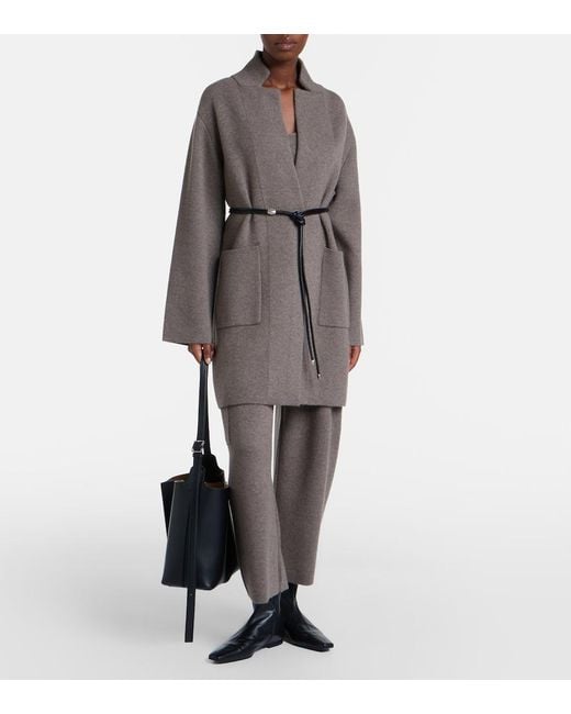 Lisa Yang Brown Anni Cashmere Coat