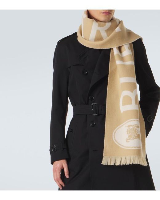 Sciarpa di Burberry in Metallic da Uomo