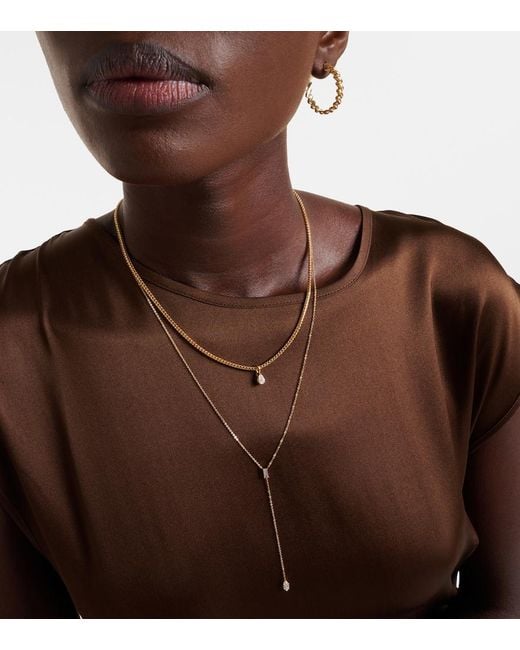 Anita Ko White 18Kt Necklace With Diamonds