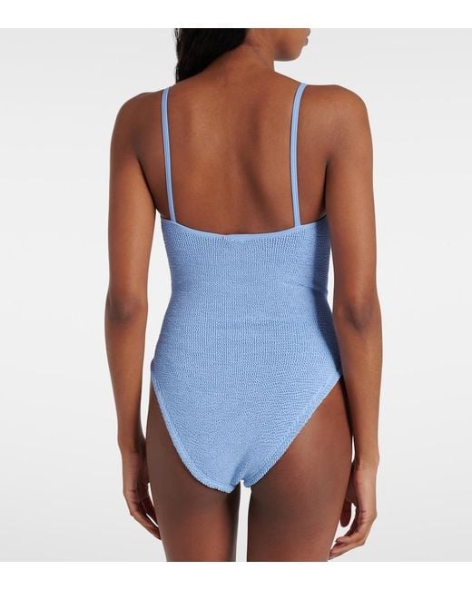 Hunza G Blue Pamela Swimsuit