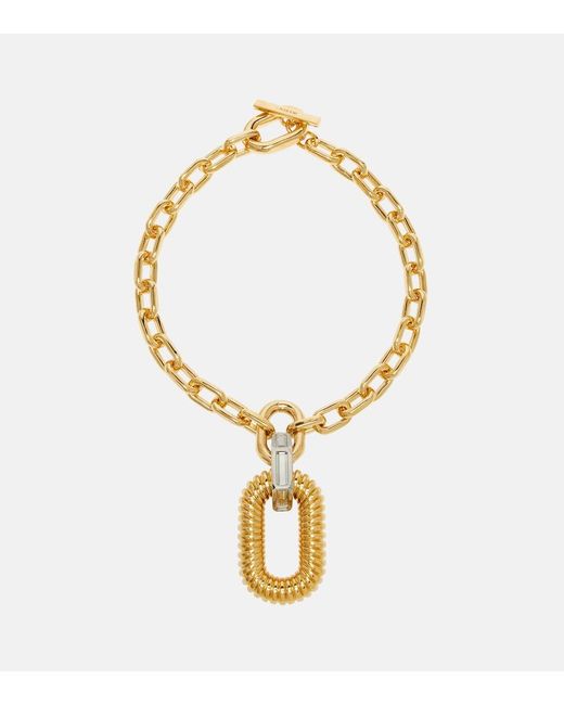 Collier Link Xl Rabanne en coloris Metallic