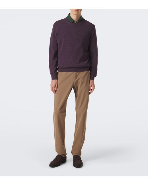 Etro Natural Cotton-Blend Chinos for men