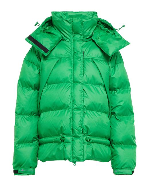 adidas By Stella McCartney Truenature Puffer Jacket in Green | Lyst