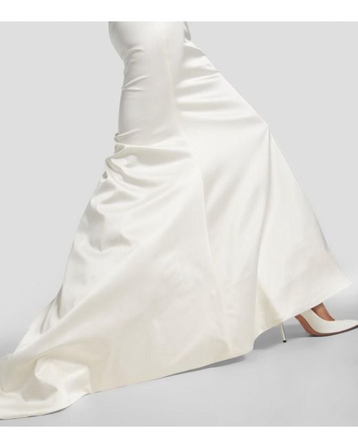 Vivienne Westwood White Bridal Nova Cora Satin Gown