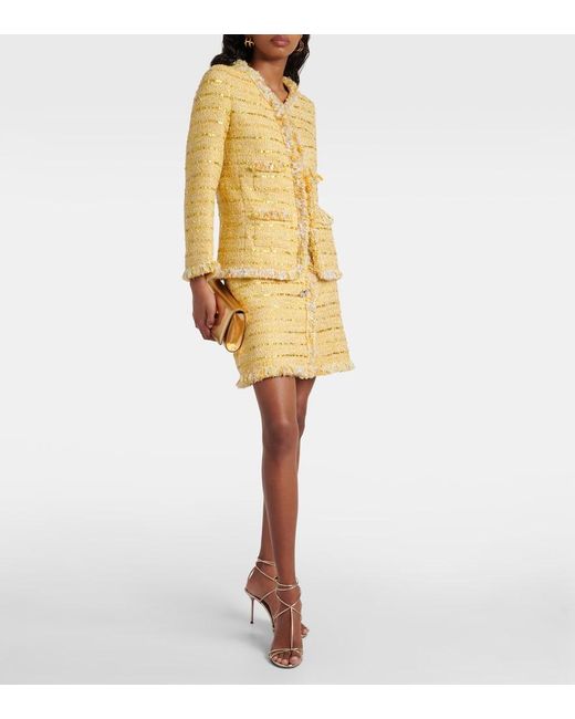 Minigonna di Giambattista Valli in Yellow