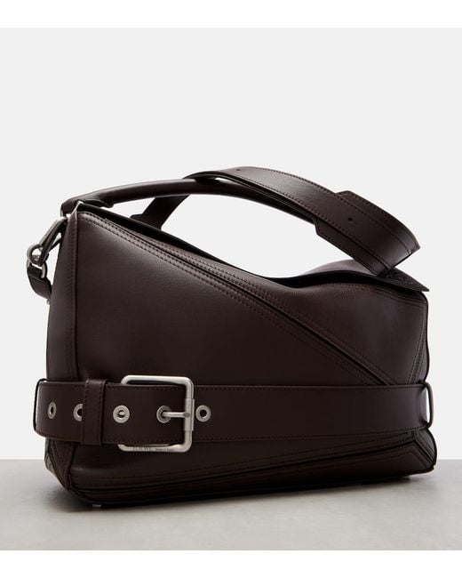 Loewe Black Tote Bag Puzzle Biker Large Aus Leder