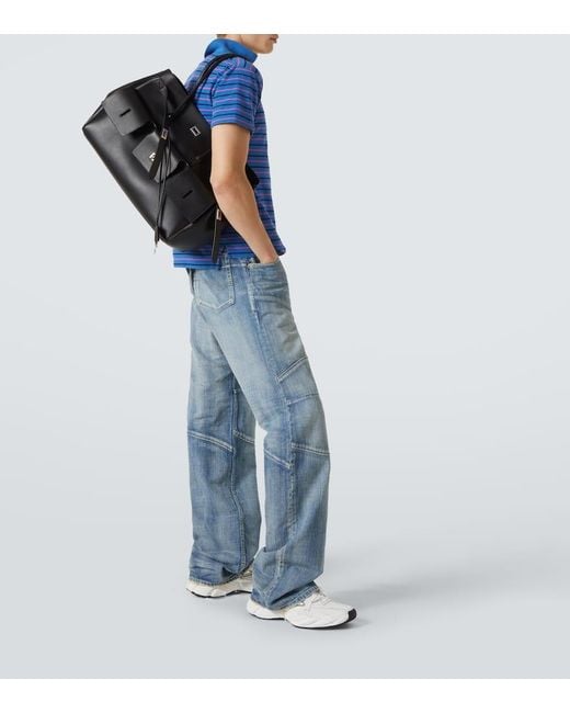 Balenciaga Black Bel Air Carry All Large Leather Tote Bag for men