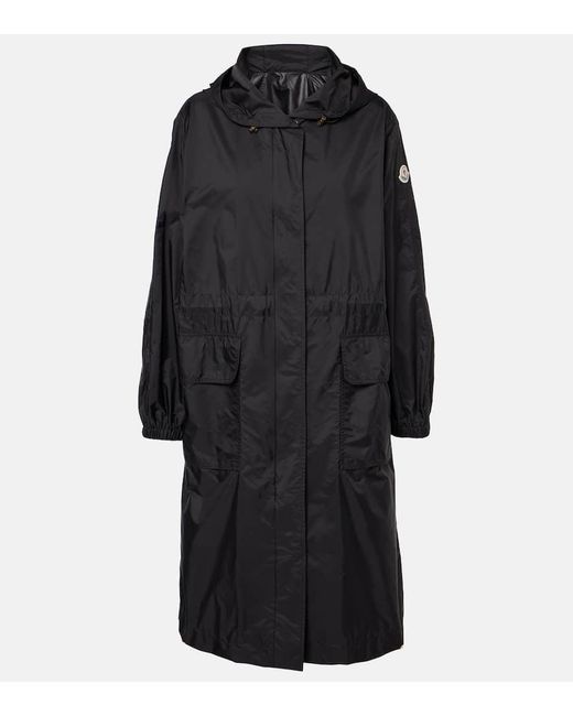 Moncler Black Regenmantel Hiengos