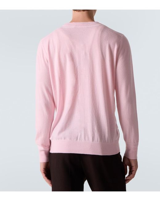 arch4 Pink Mr Ashford Cashmere Cardigan for men
