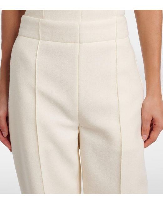 Proenza Schouler White Zee High-Rise Scuba Straight Pants
