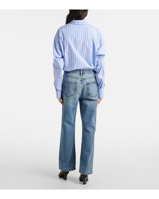 Jeans Regular Cropped Le Jane di FRAME in Blue