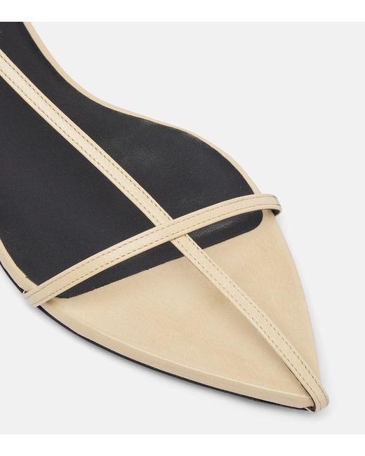 Jil Sander White Leather Sandals