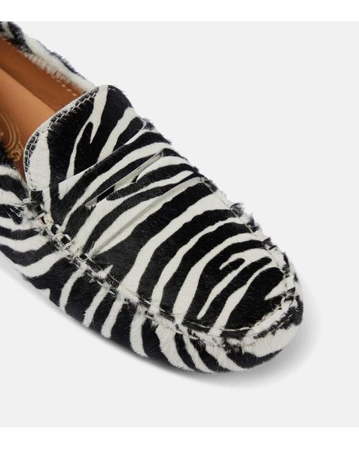 Tod's Black Gommino Leather Driving Shoes