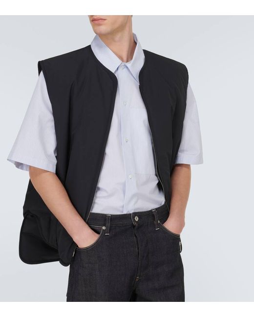 Jil Sander White Friday Pinstripe Cotton Shirt for men