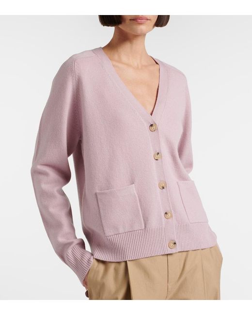 Vince Pink Pocket Cardigan