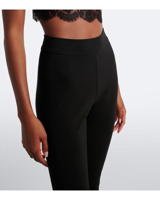 Dolce & Gabbana Black High-Rise Leggings