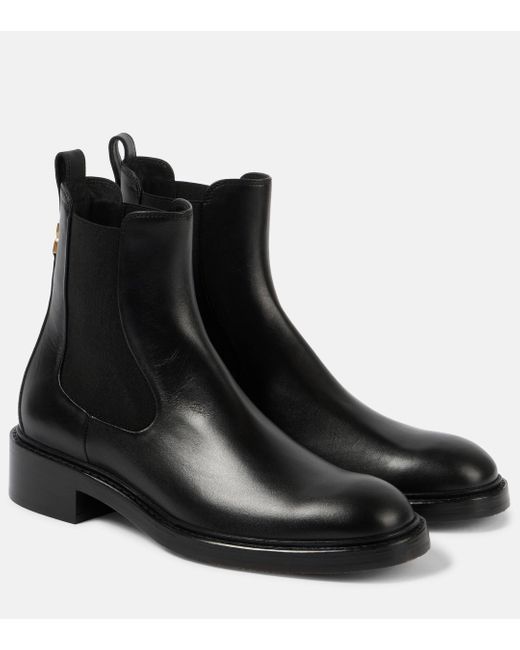 Chloé Black Marcie Leather Chelsea Boots