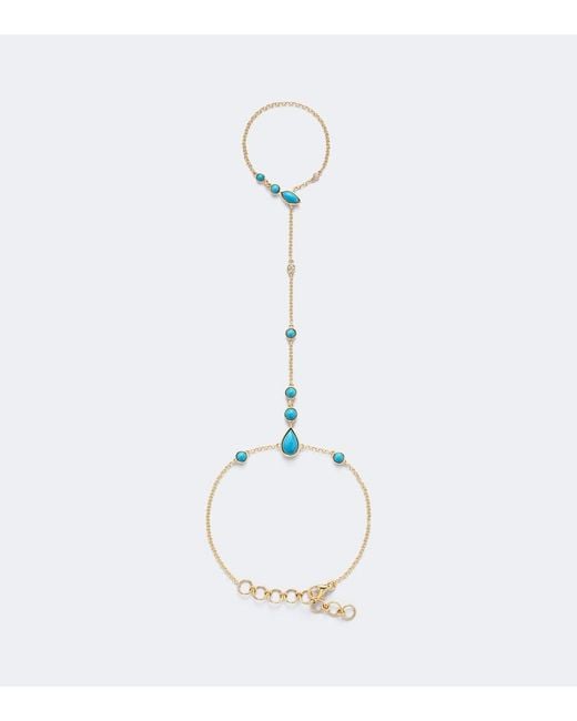 SHAY White Riviera 18Kt Hand Chain With And Diamonds