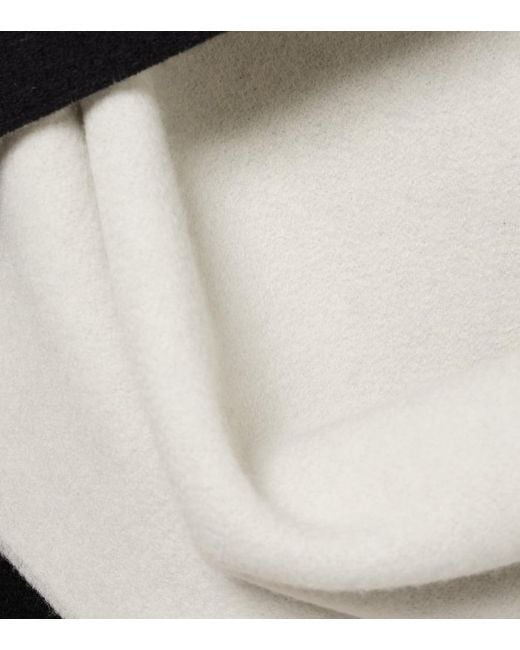 Balenciaga Black Schal Aus Kaschmir Und Wolle