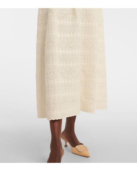 Abito Midi di Elie Saab in White