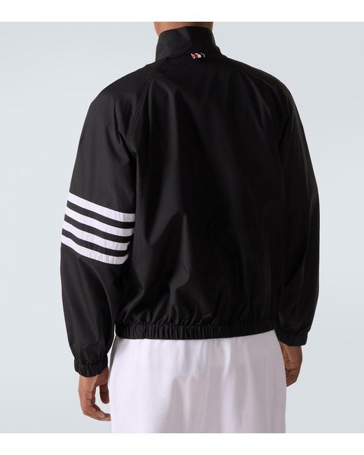 Thom Browne Black 4-Bar Track Jacket for men
