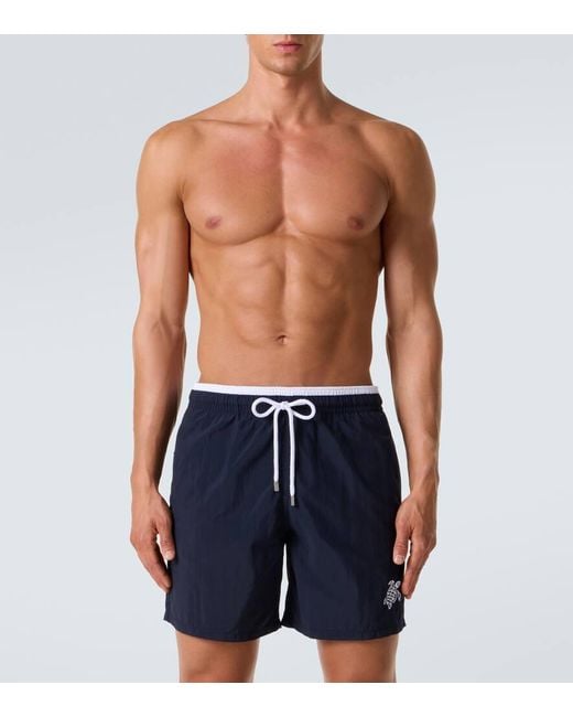 Vilebrequin Blue Moka Swim Trunks for men