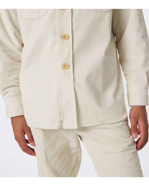 Rubinacci Natural Cotton Corduroy Jacket for men