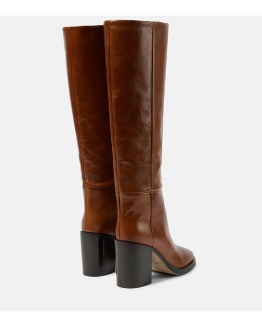 Paris Texas Brown Ophelia Leather Boots