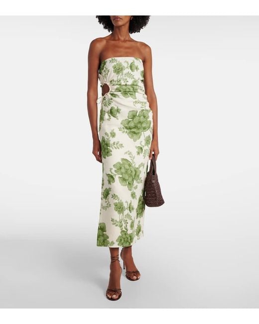 Abito Midi Gardella di Sir in Green