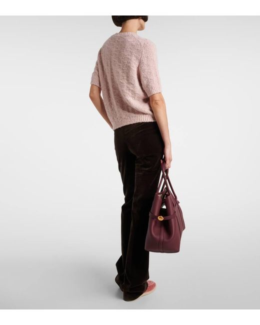 Jersey Folecchio De Cachemir Y Seda Loro Piana de color Pink