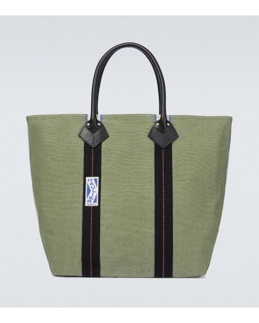 Haulier Green Medium Utility Tote Bag for men