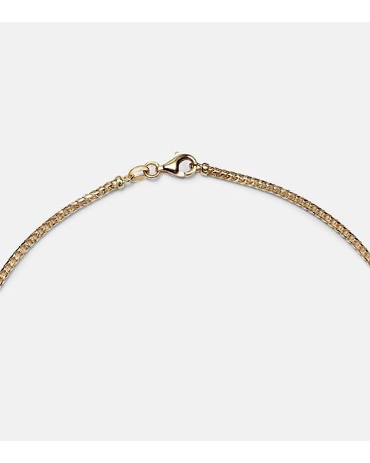 Anita Ko White Franco 18Kt Chain Necklace With Diamond
