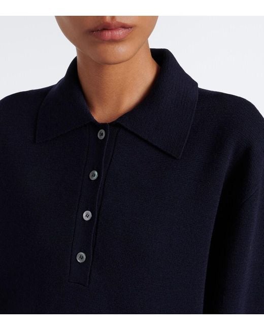 Pullover Polo di Rohe in Blue