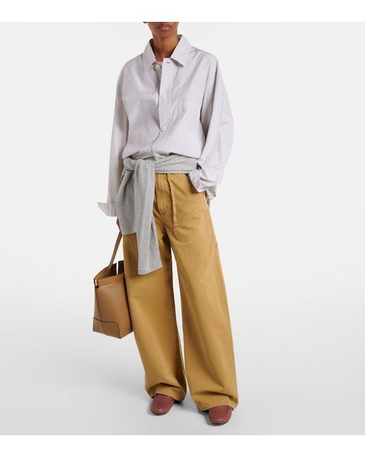 Tod's Brown Gommino Leather Loafers