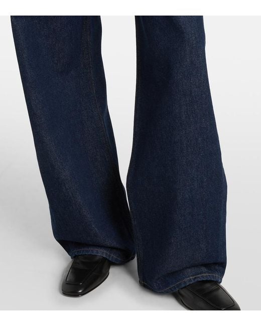 Citizens of Humanity Blue Ayla High-Rise Wide-Leg Jeans