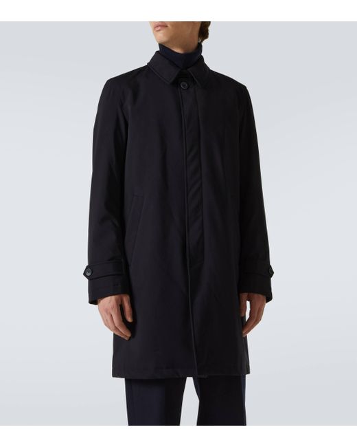 Herno Blue Delon Car Coat for men