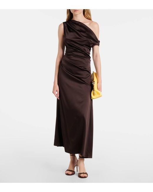 Vestido De Coctel Phare De Saten Staud de color Black