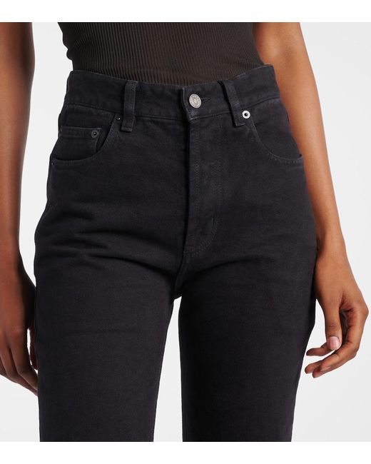 Saint Laurent Blue 90S High-Rise Flared Jeans