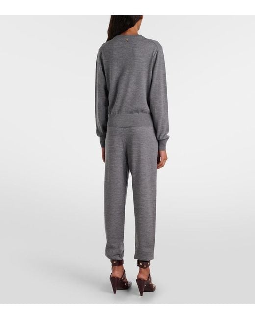 Chloé Gray Wool Sweater